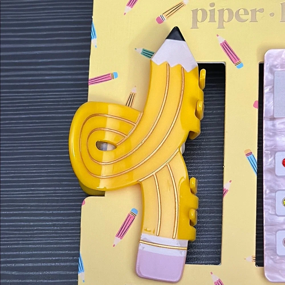 Piper K Back To School Hair Clip Set - Picture 2 of 3